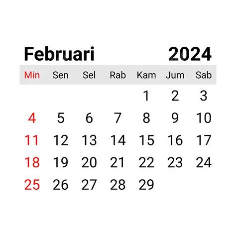 calendar bulan 1 2024